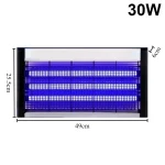 indoor outdoor led electric mosquito killer lamp home photocatalytic silent zapper physical mosquito killing insect trap lamps